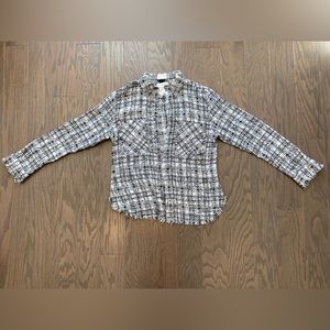Faith Connexion Plaid Long Sleeve Shirt
